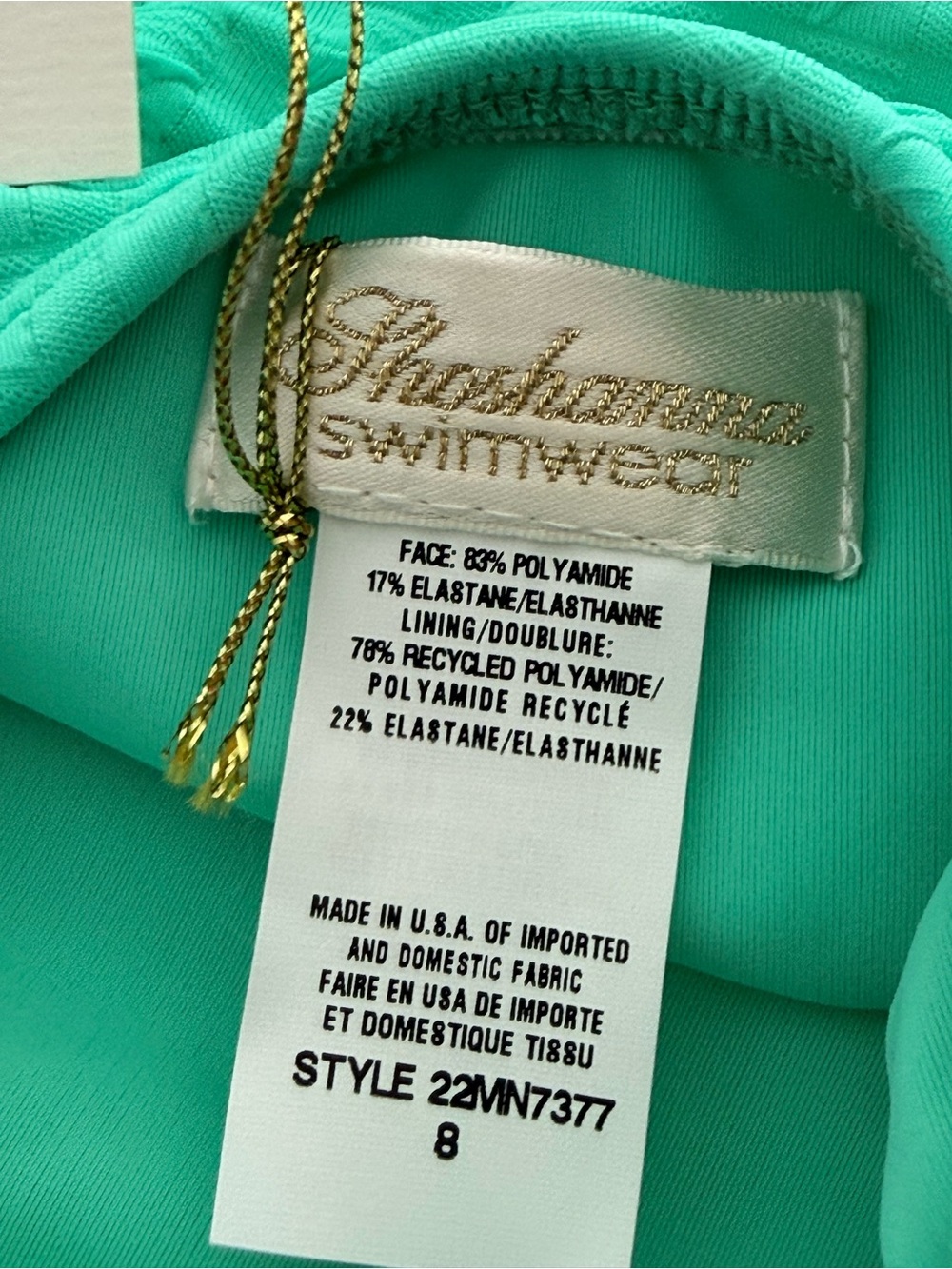 NWT Shoshanna Swimsuit High Neck 8 - Picture 13 of 16